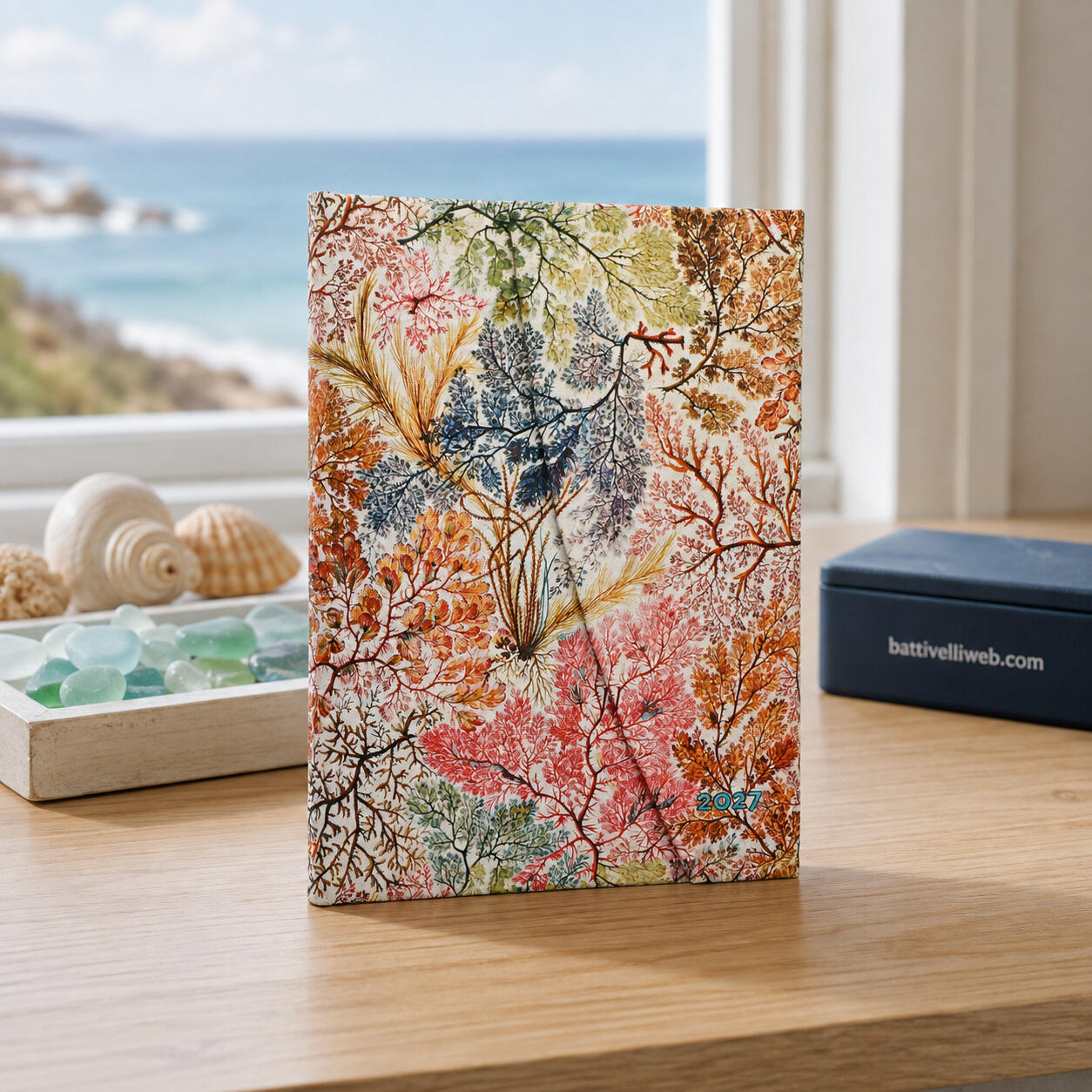 Agenda Settimanale 2027 "Anemone" Midi – 12,7 × 17,8 cm PAPERBLANKS