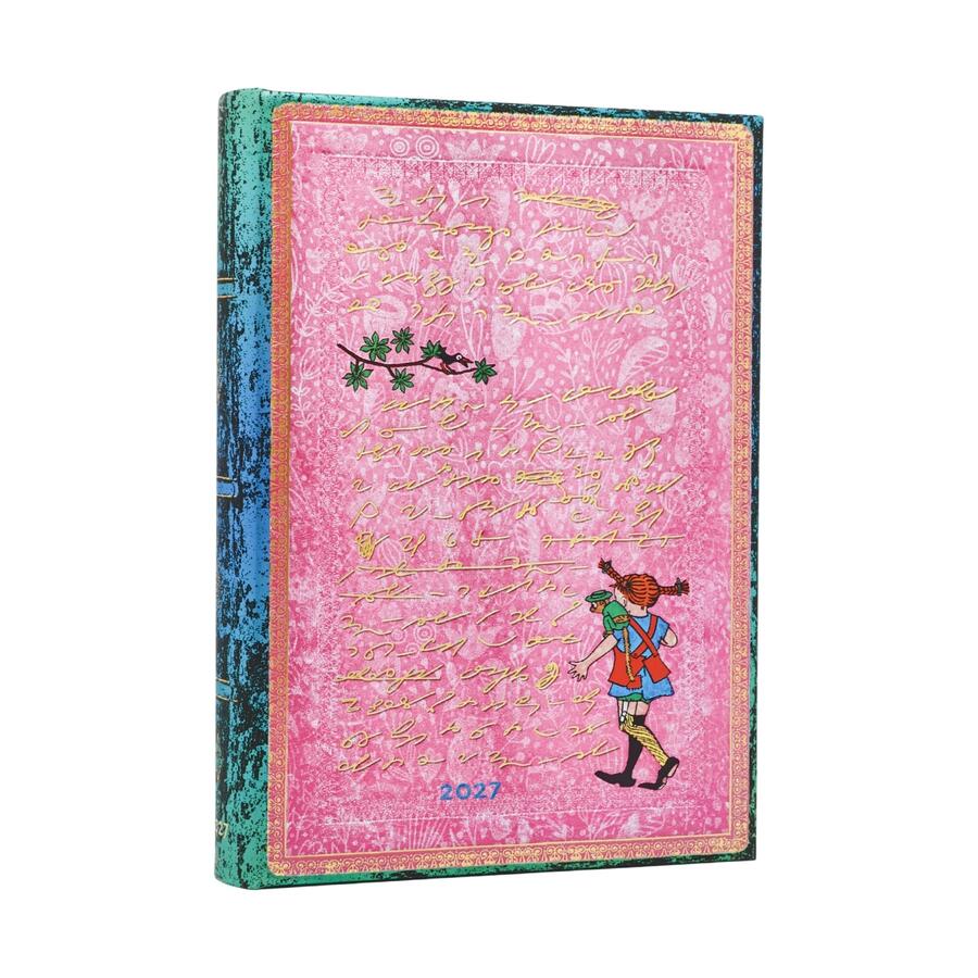 Agenda Giornaliera 2027 "Astrid Lindgren, Pippi Calzelunghe" Midi – 12,7 × 17,8 cm PAPERBLANKS