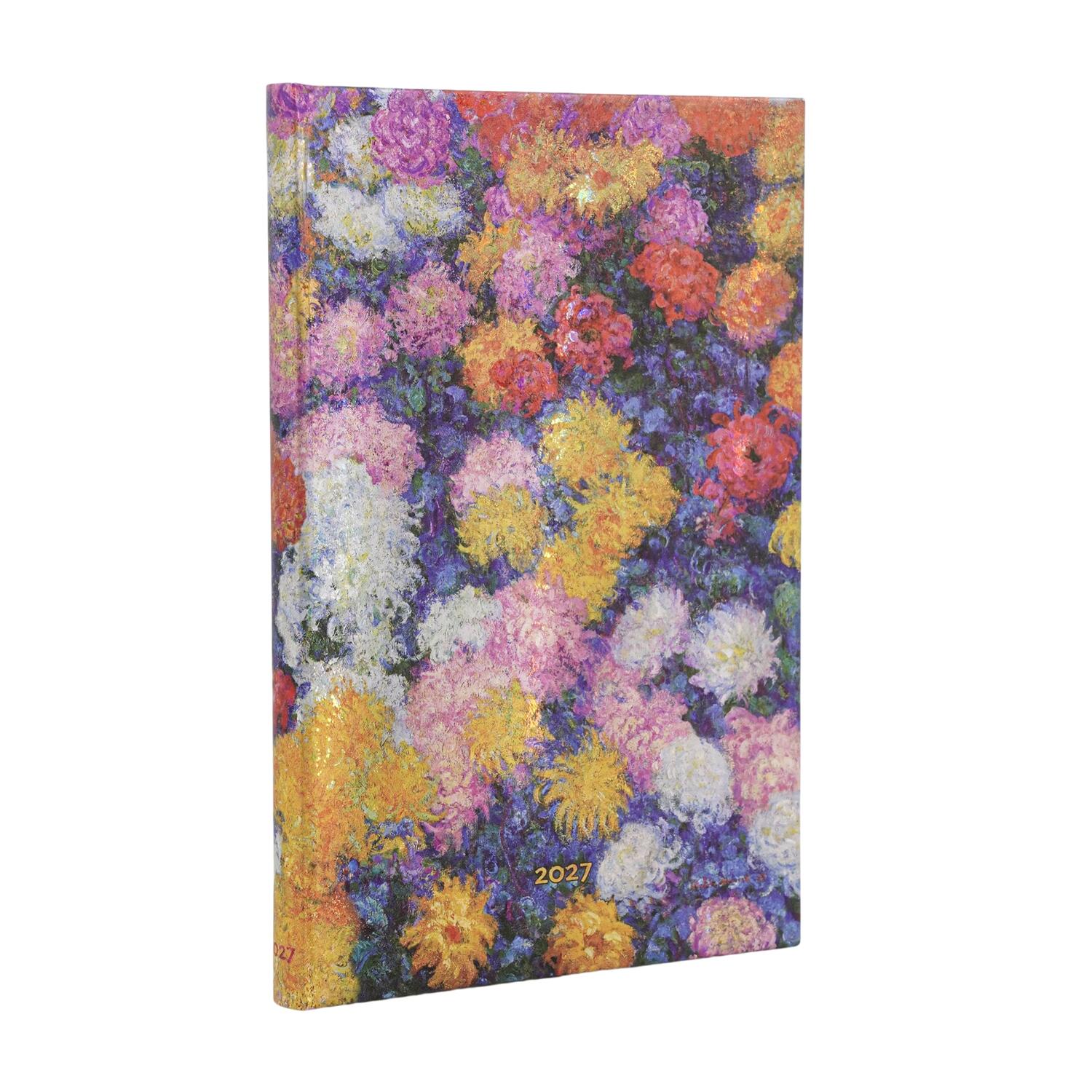 Agenda Settimanale 2027 "I Crisantemi di Monet" Mini – 9,5 × 14 cm PAPERBLANKS