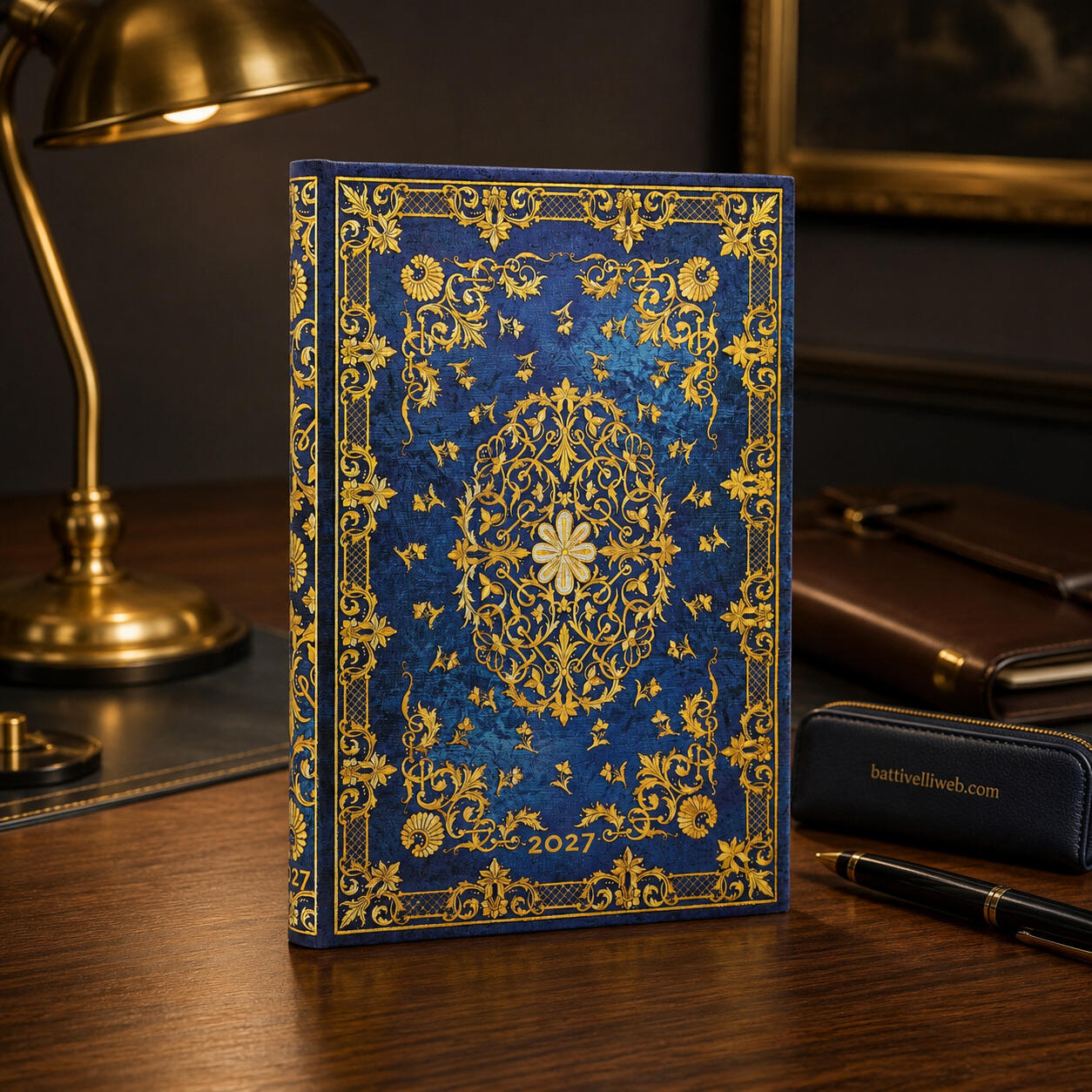 Agenda Settimanale 2027 "Cielo di Seta" Mini – 9,5 × 14 cm PAPERBLANKS