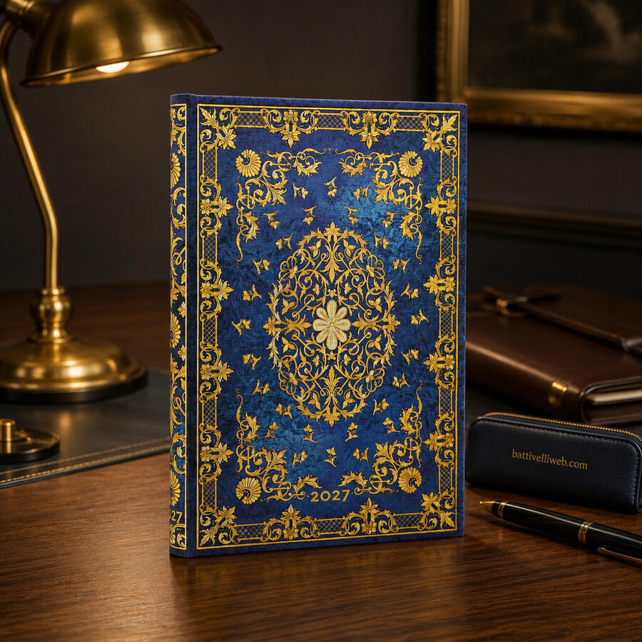 Agenda Settimanale 2027 "Cielo di Seta" Mini – 9,5 × 14 cm PAPERBLANKS