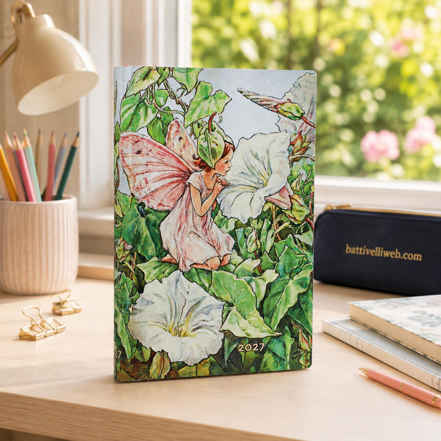 Agenda Settimanale 2027 "Fata delle Conifere" Mini – 9,5 × 14 cm PAPERBLANKS