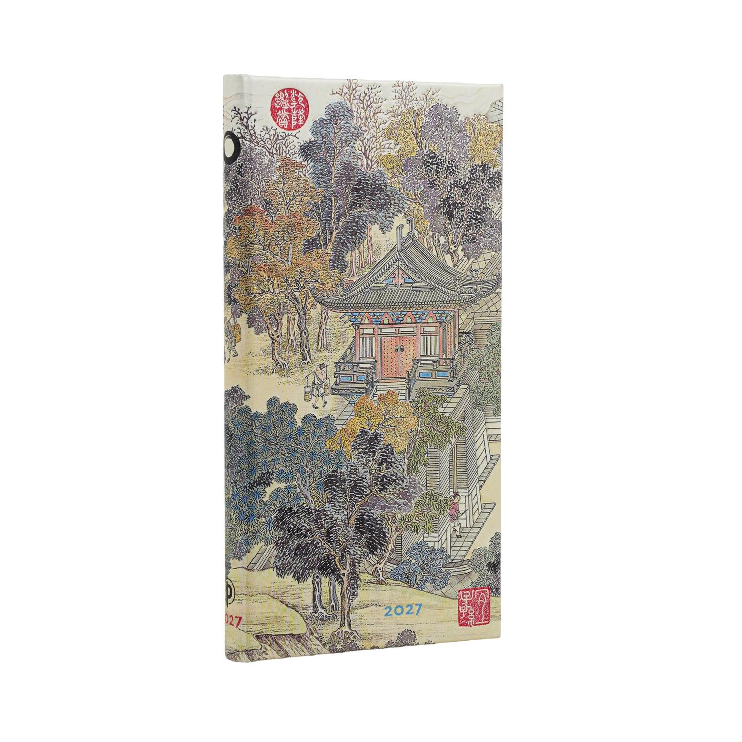 Agenda Settimanale 2027 "Età d'Oro della Prosperità" Slim – 9,5 × 18 cm PAPERBLANKS