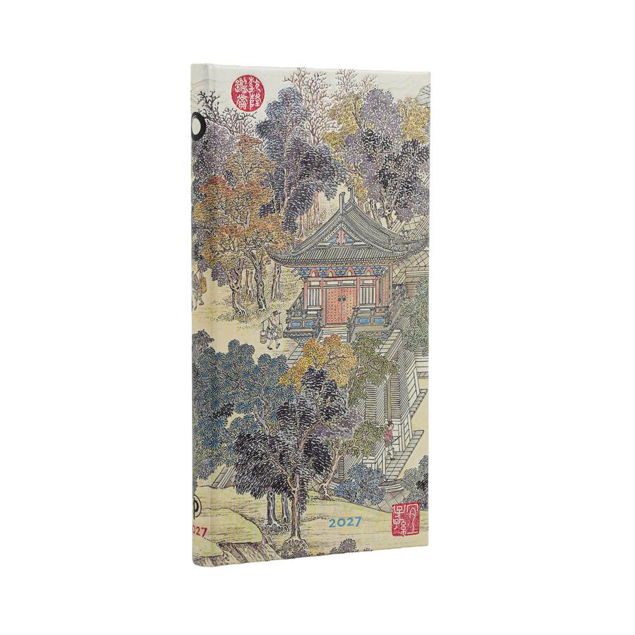 Agenda Settimanale 2027 "Età d'Oro della Prosperità" Slim – 9,5 × 18 cm PAPERBLANKS