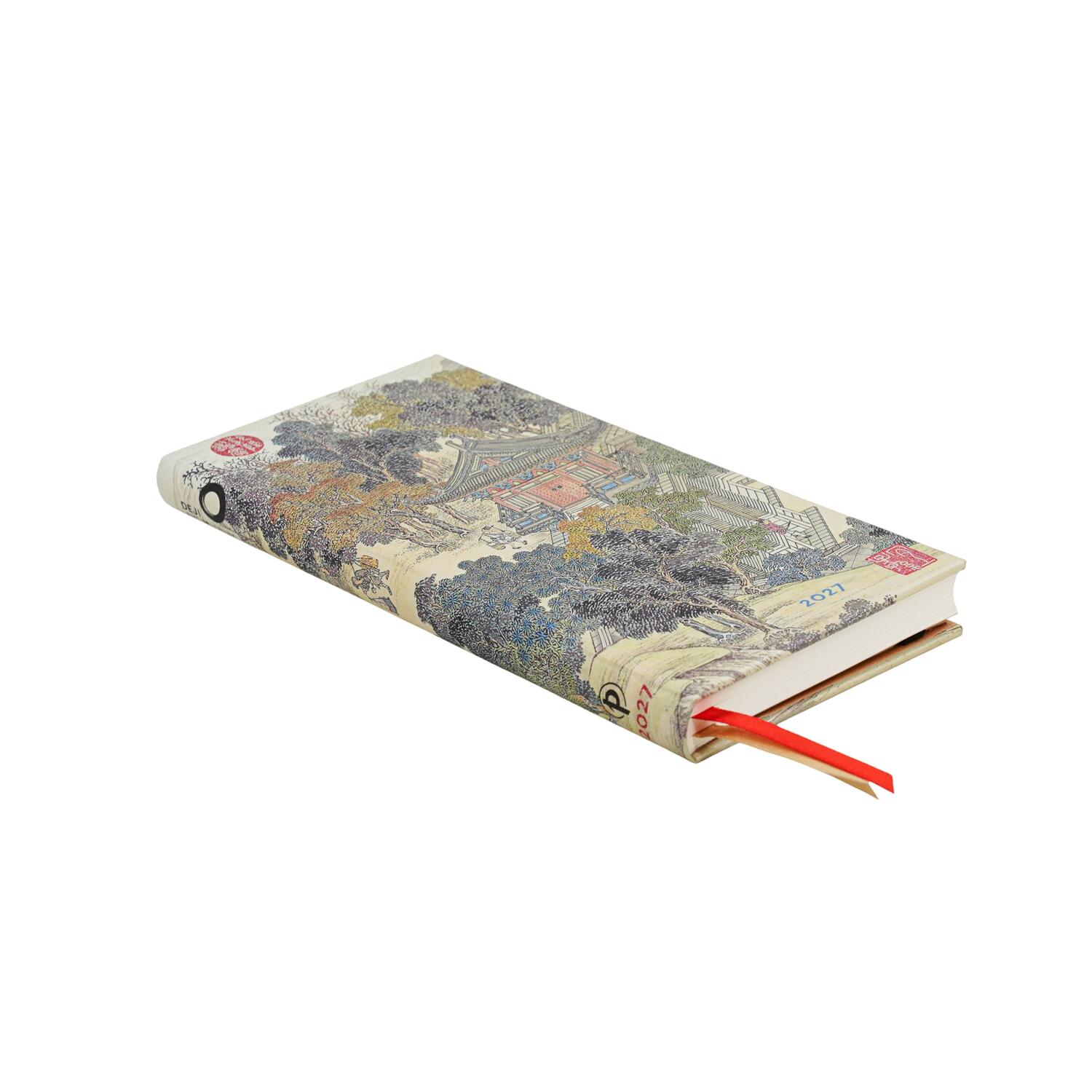 Agenda Settimanale 2027 "Età d'Oro della Prosperità" Slim – 9,5 × 18 cm PAPERBLANKS