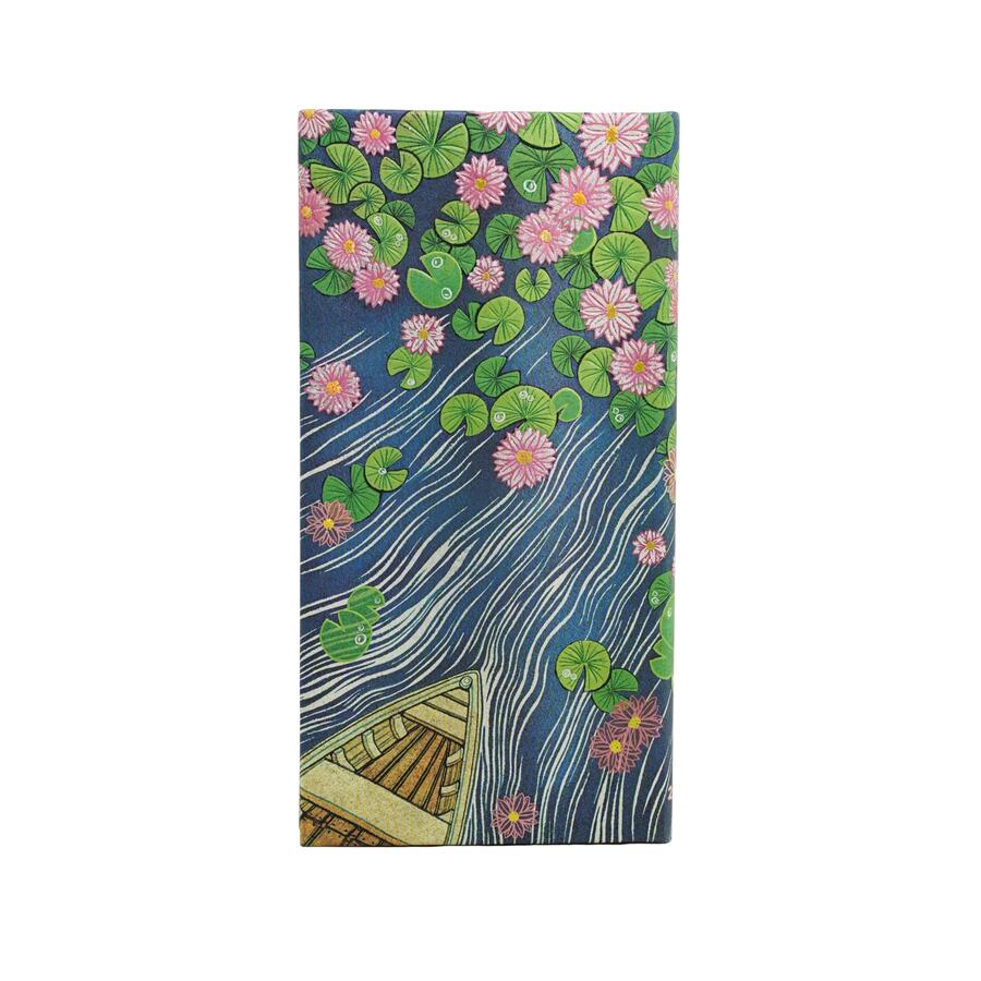 Agenda Settimanale 2027 "Fiume di Fiori di Loto" Slim – 9,5 × 18 cm PAPERBLANKS