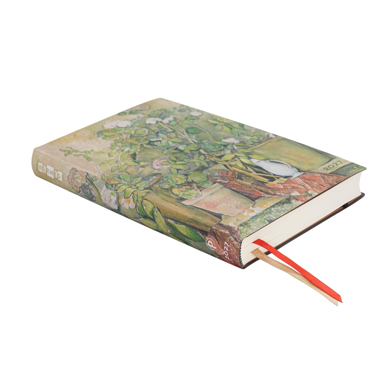 Agenda Giornaliera 2027 "Vasi di Terracotta e Fiori, Cezanne" Midi – 12,7 × 17,8 cm PAPERBLANKS