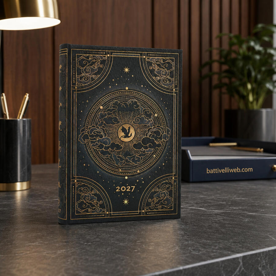 Agenda Giornaliera 2027 "Ombre di Navarra" Midi – 12,7 × 17,8 cm PAPERBLANKS