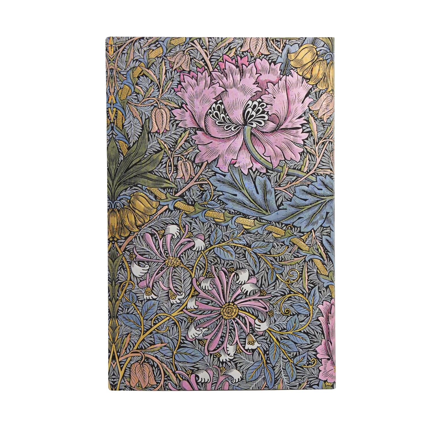 Agenda Giornaliera 2027 "Morris Caprifoglio Rosa" Mini – 9,5 × 14 cm PAPERBLANKS