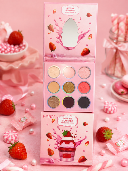 Medecoo Paletta ombretto da 9 colori Strawberry [Quantità minima 12 pezzi]