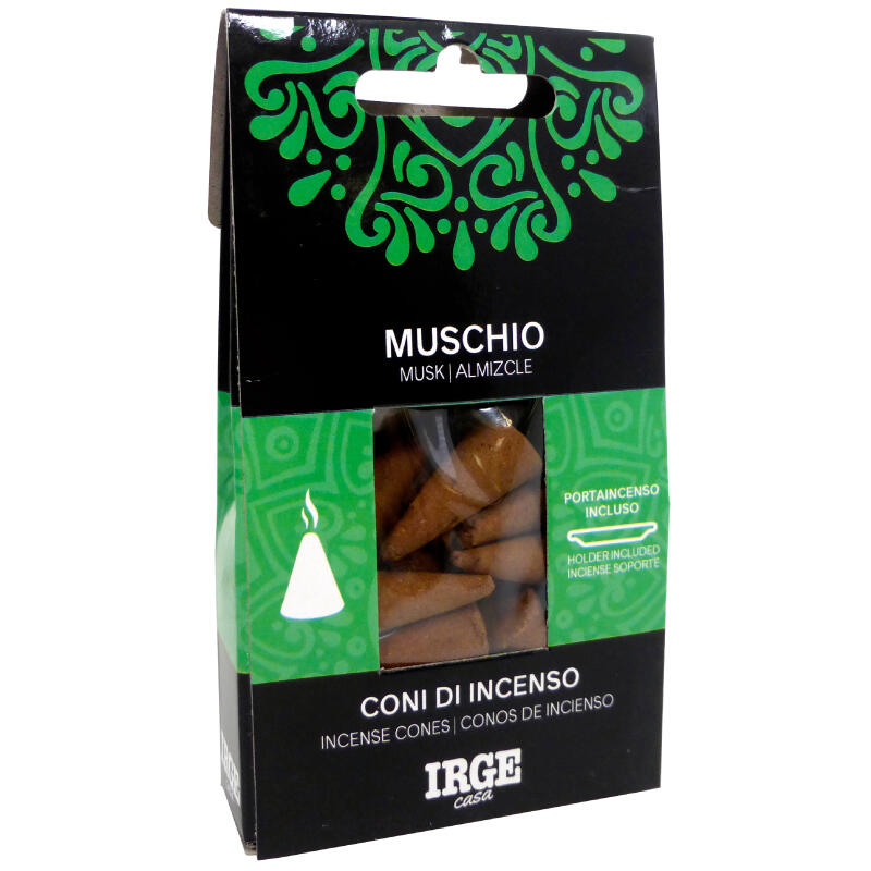 IRGE CONO INCENSO 12 PEZZI MUSCHIO 