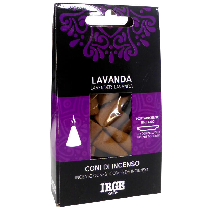 IRGE CONO INCENSO 12 PEZZI LAVANDA