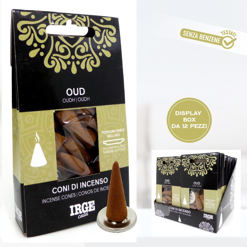 IRGE CONO INCENSO 12 PEZZI OUD