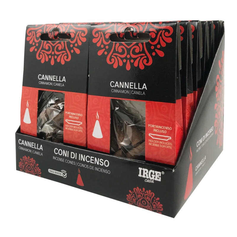 IRGE CONO INCENSO 12 PEZZI CANNELLA