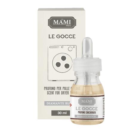 MAMI Milano Le Gocce "Diamante Bianco" — essenza concentrata 30 ml per palle di lana