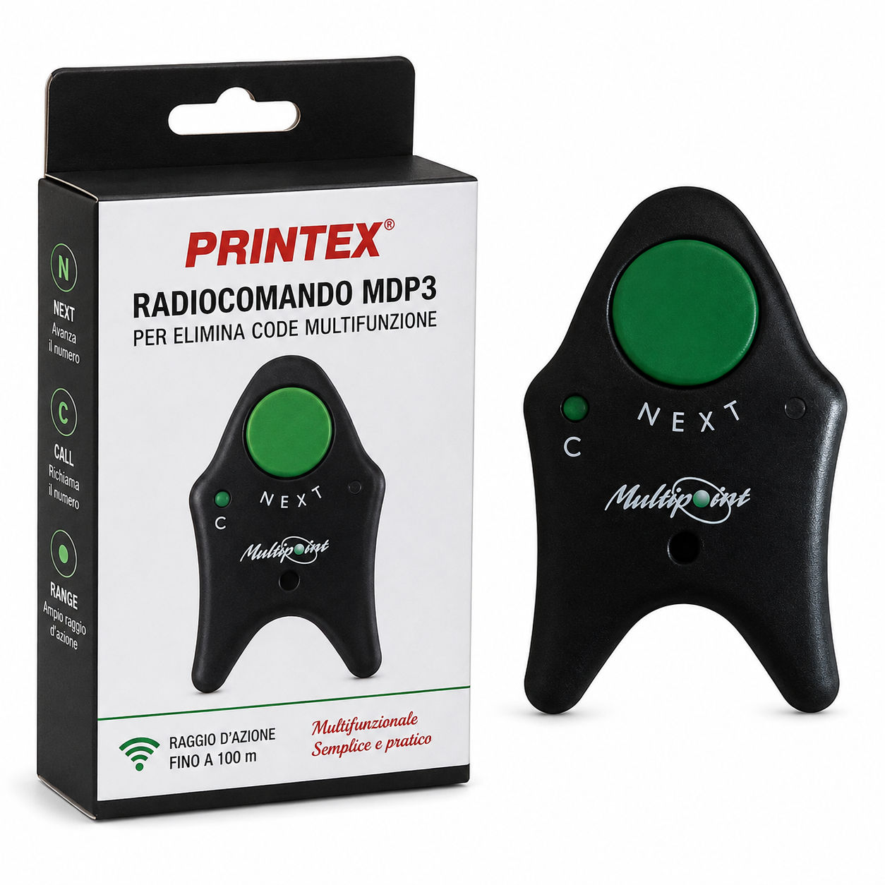 Radiocomando per Sistema Elimina Code PRINTEX