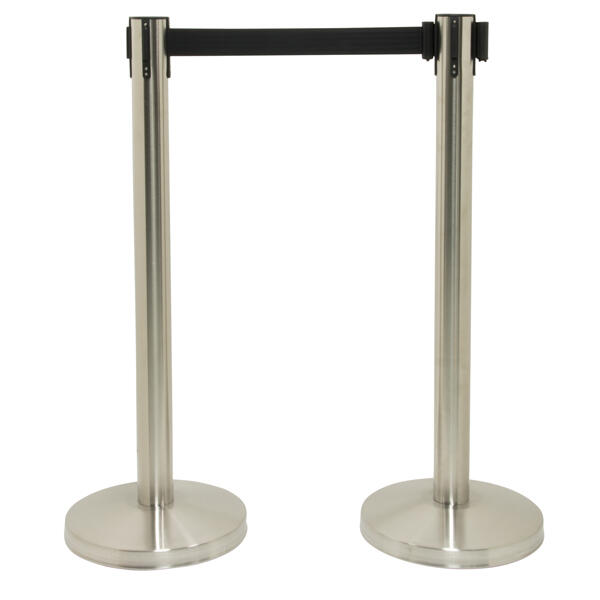 Colonnina Linea BUDGET Segna Percorso con Nastro Retrattile SECURIT - conf. 2 pz
