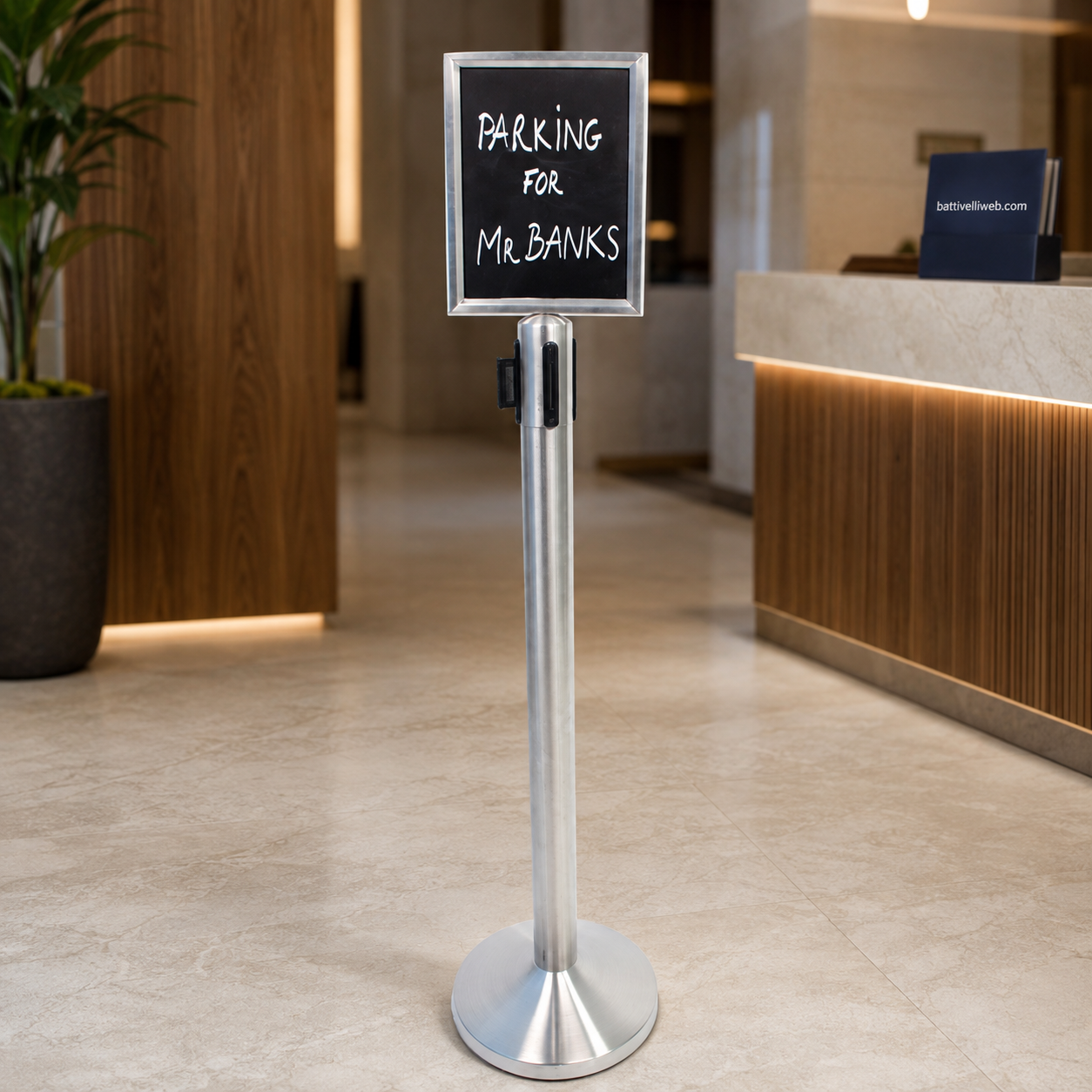 Display Porta Avvisi A4 per Colonnina Securit