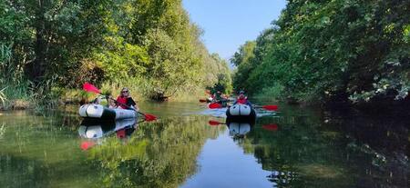 6 KM SUL FIUME ADDA , PAGAIATA IN PACKRAFT + BIKE  - su richiesta