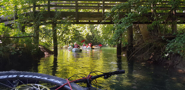 6 KM SUL FIUME ADDA , PAGAIATA IN PACKRAFT + BIKE  - su richiesta