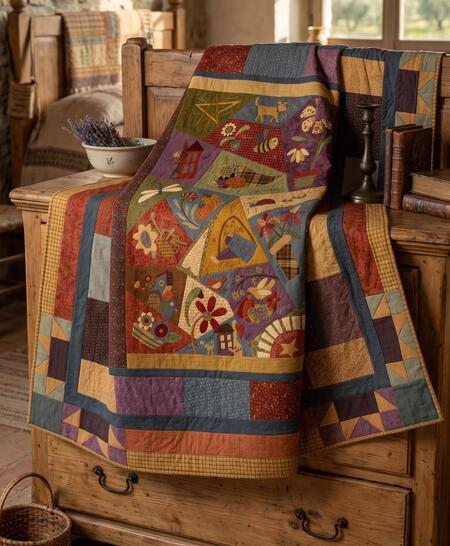 Kit quilt Bountiful Blessings - top 