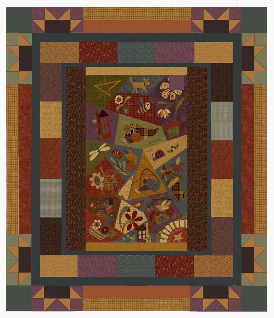 Kit quilt Bountiful Blessings - top 