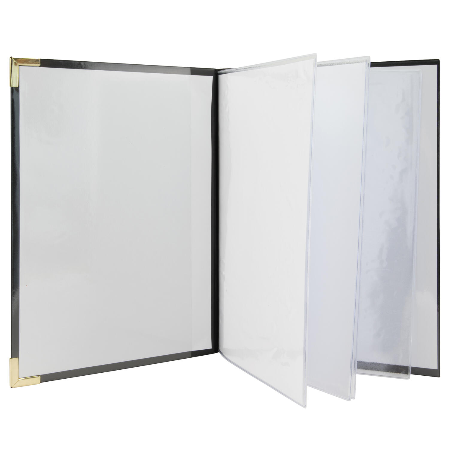 Porta Menù A5 BASIC in PVC con 4+2 Buste Fisse SECURIT
