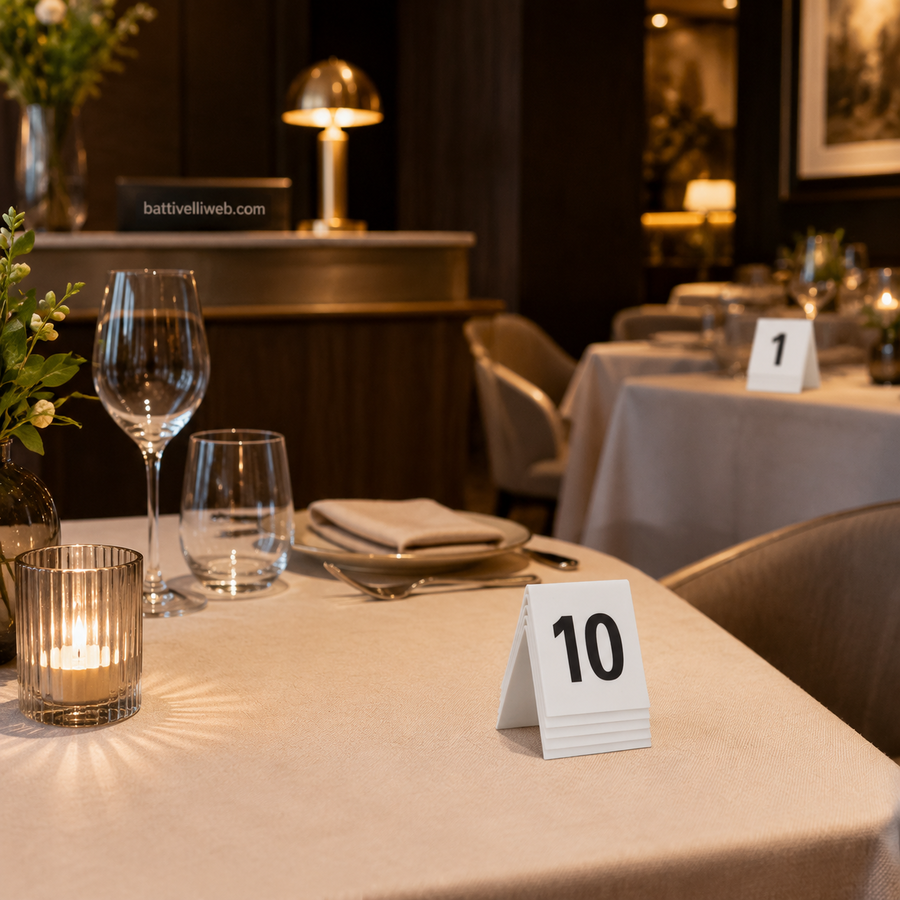Numeri per Tavoli Ristorante SECURIT