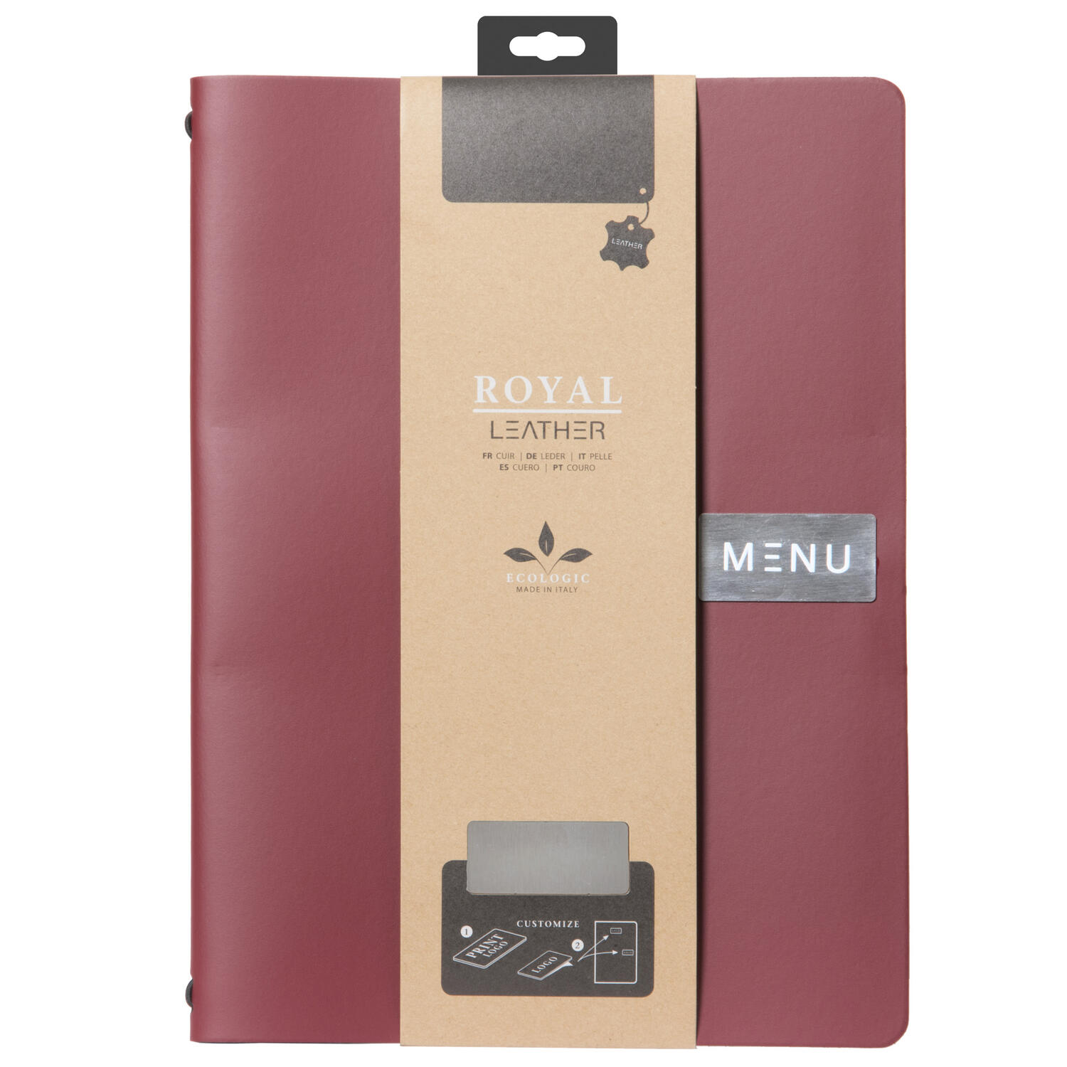 Porta Menù A4 ROYAL con Inserto Doppio SECURIT