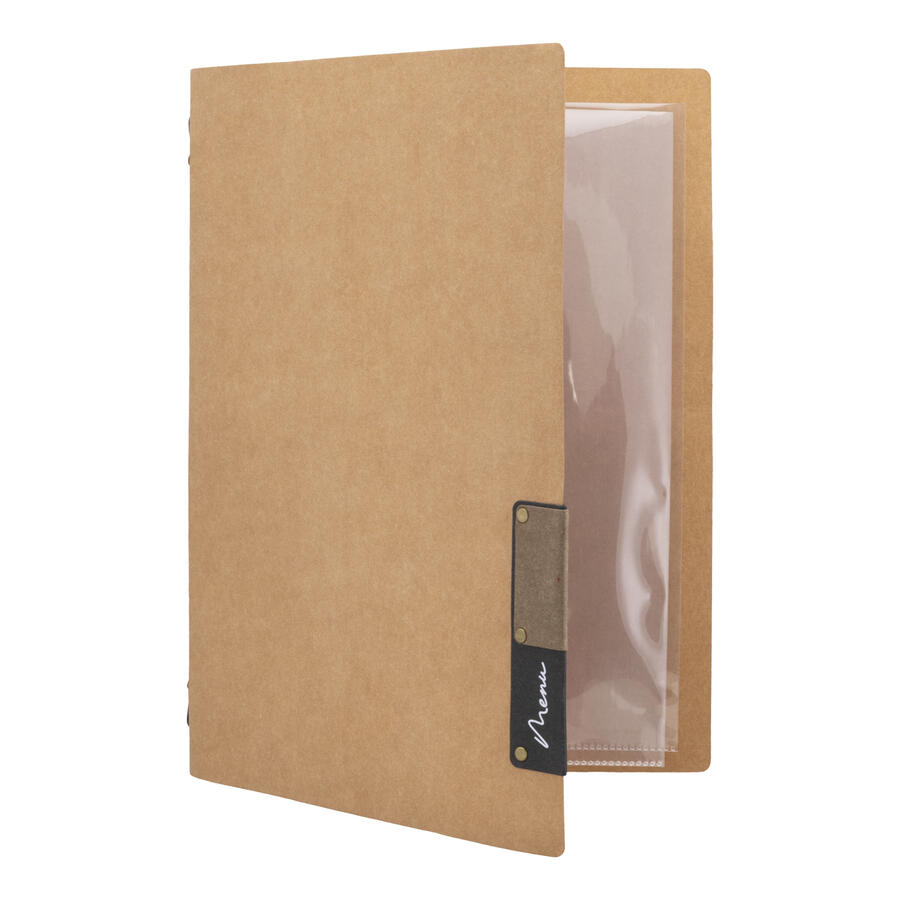 Porta Menù A5 NATURE con Inserto Doppio SECURIT
