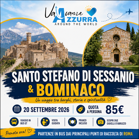 20 SETTEMBRE 2026 SANTO STEFANO DI SESSANIO E BOMINACO