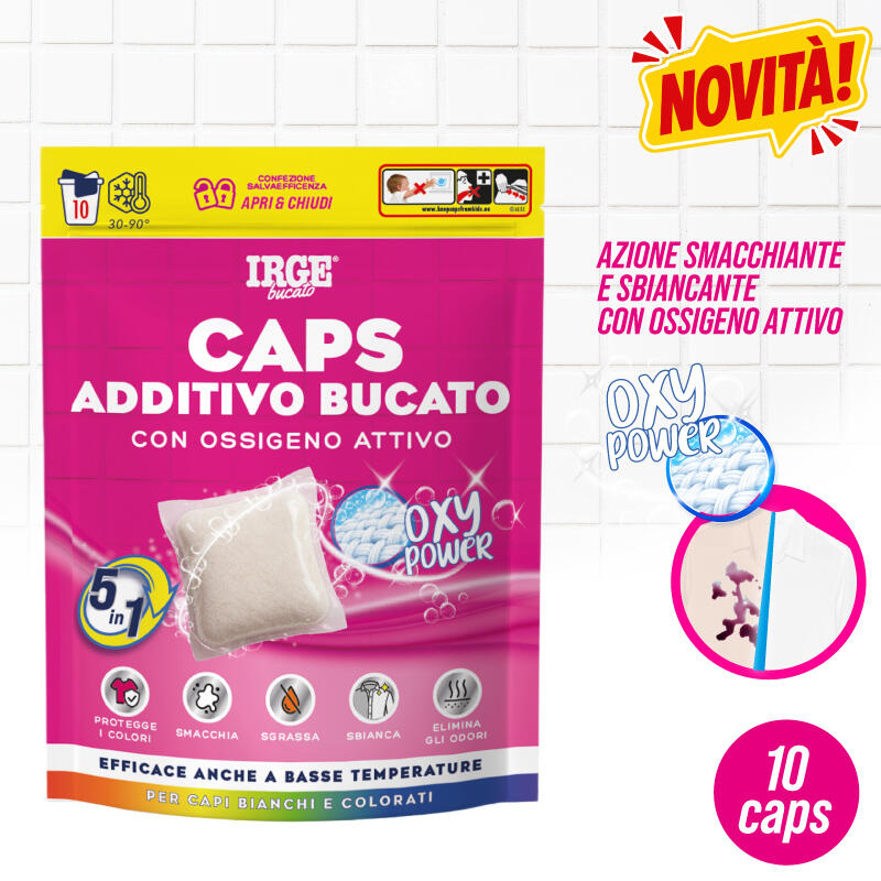 IRGE ADDITIVO BUCATO IN CAPS 5 IN 1 10 PEZZI