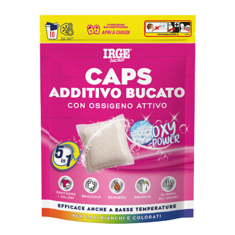 IRGE ADDITIVO BUCATO IN CAPS 5 IN 1 10 PEZZI