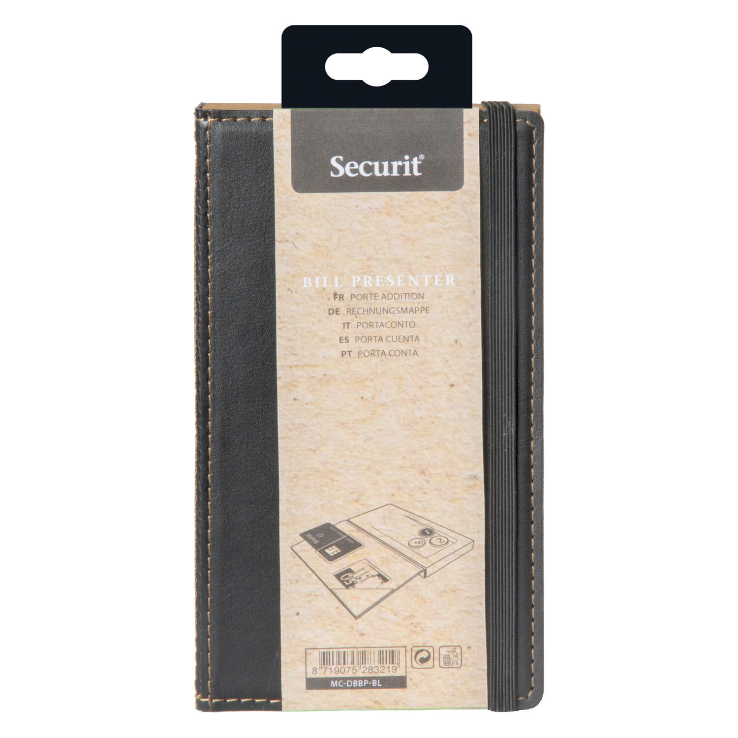 Porta Conto TRENDY in Legno e Similpelle SECURIT