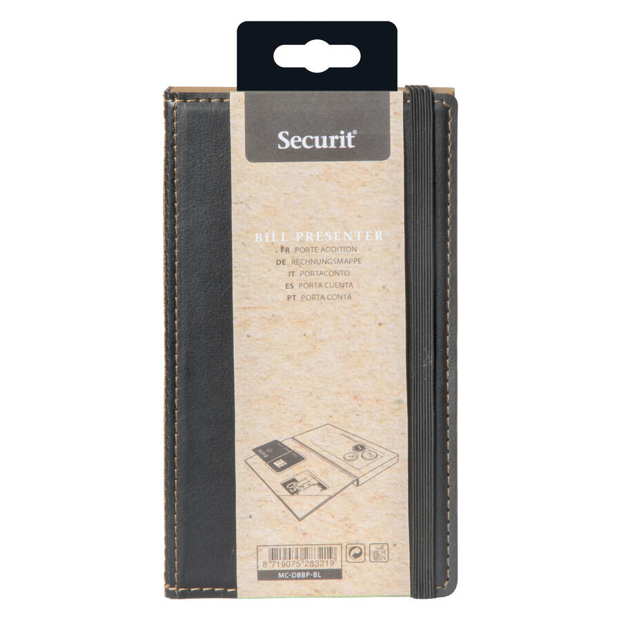 Porta Conto TRENDY in Legno e Similpelle SECURIT