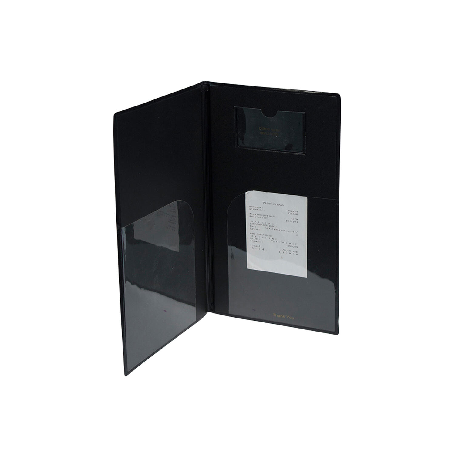 Porta Conto BASIC in PVC con 4+2 Buste Fisse SECURIT