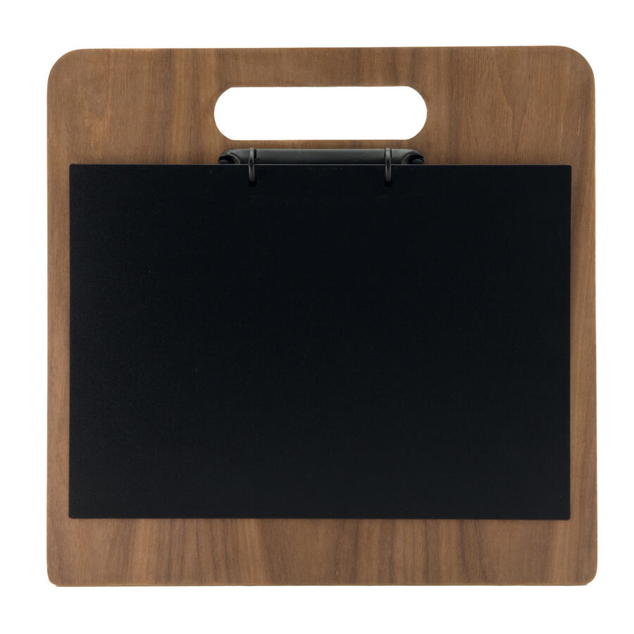Porta Menù A4 CHOPPING in Legno SECURIT