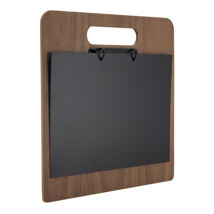 Porta Menù A4 CHOPPING in Legno SECURIT