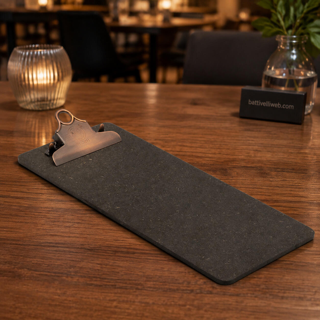 Porta Conto con Clip in Legno SECURIT