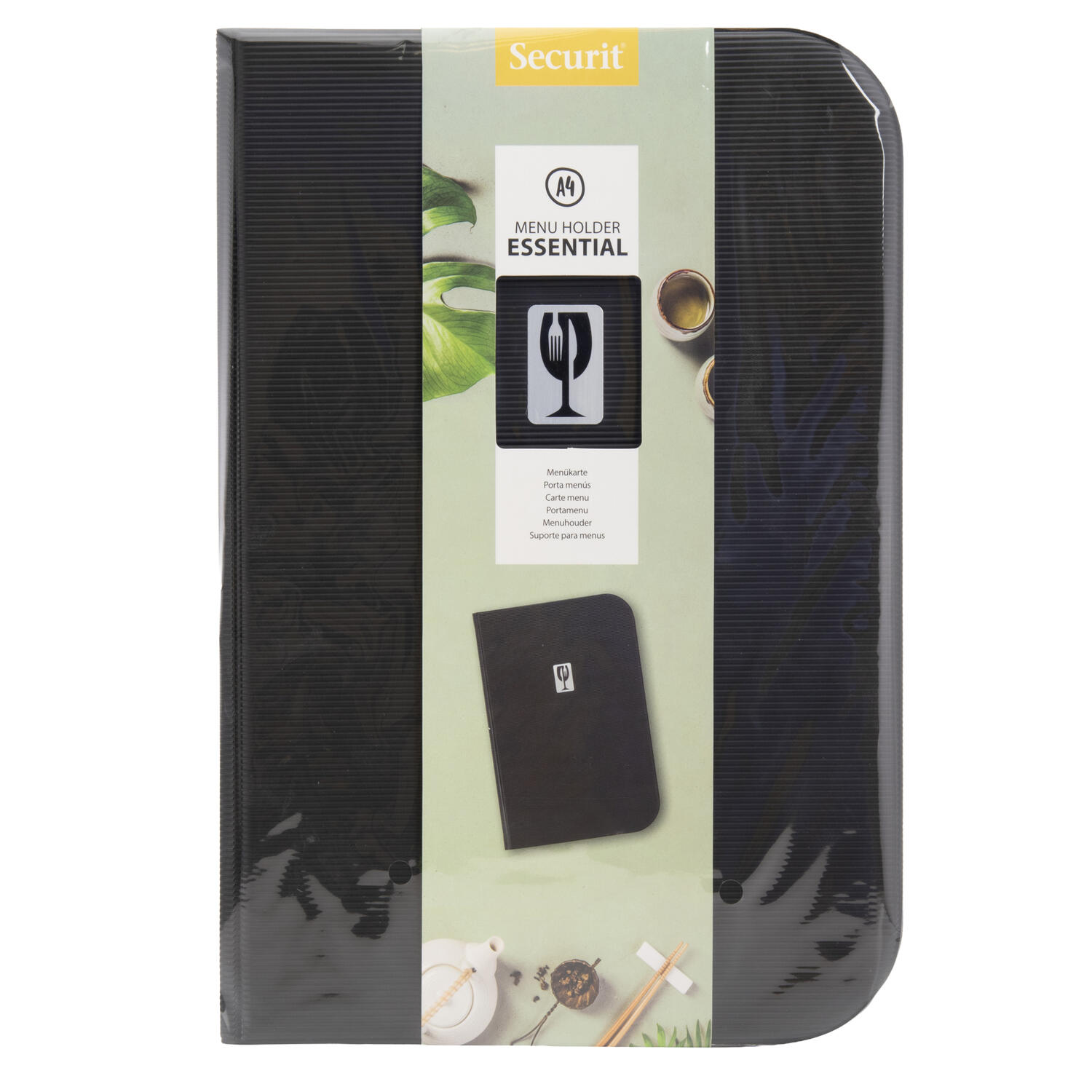 Porta Menù A4 ESSENTIAL 12 Pagine SECURIT