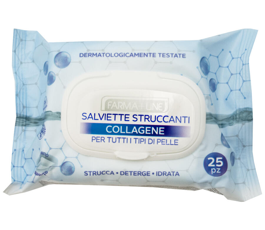 IRGE SALVIETTINE STRUCCANTI COLLAGENE 25 PEZZI 