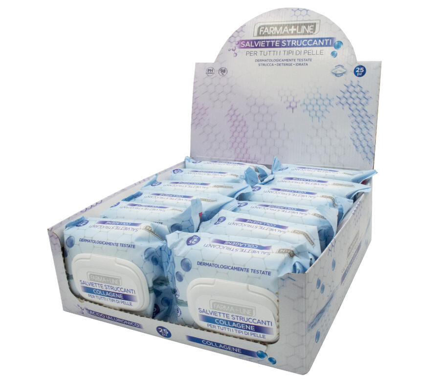 IRGE SALVIETTINE STRUCCANTI COLLAGENE 25 PEZZI 