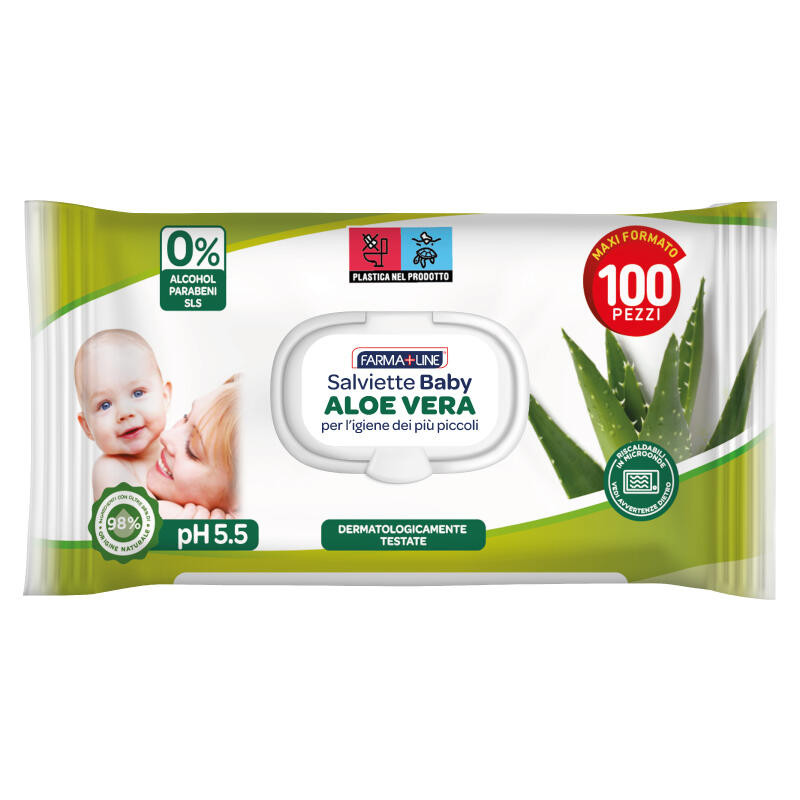 IRGE SALVIETTE BABY ALOE 100 PEZZI 