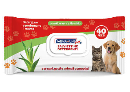 IRGE SALVIETTE PROFUMATE PER ANIMALI 40 PEZZI 
