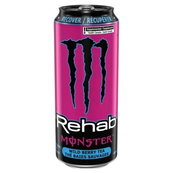 Monster recover/rehab wild berry 458ml from Canada