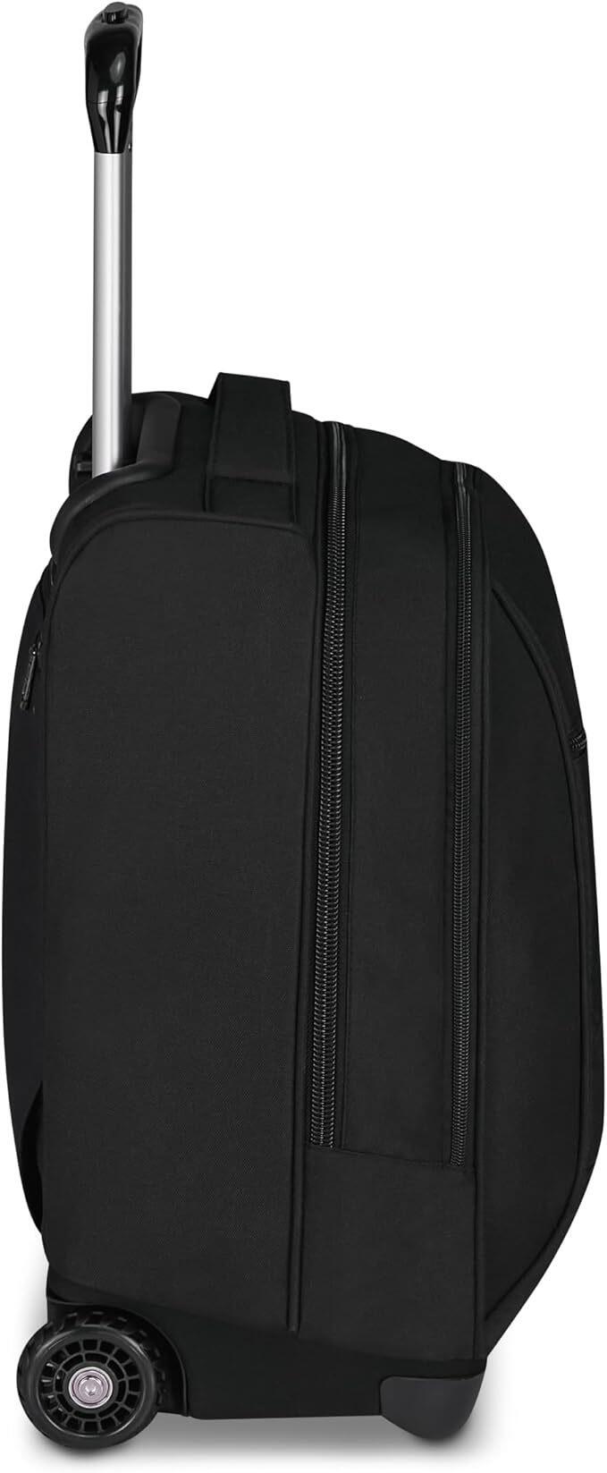 Invicta Trolley Scuola Fisso New Benin Solid, Nero, 2 in 1, Doppio Uso, Trolley e Zaino, Zaino Scuola Viaggio, Ragazzo e Ragazza