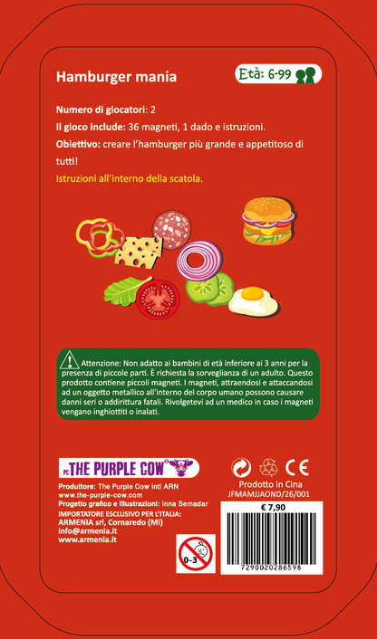 Hamburger Mania - Gioco magnetico