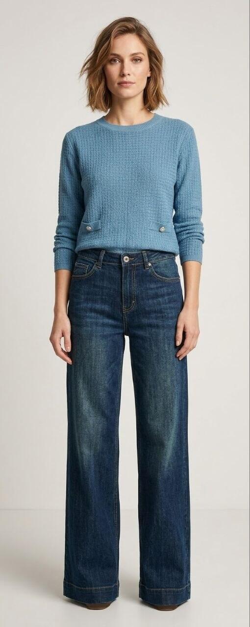 Jeans a  Palazzo extra Extyn