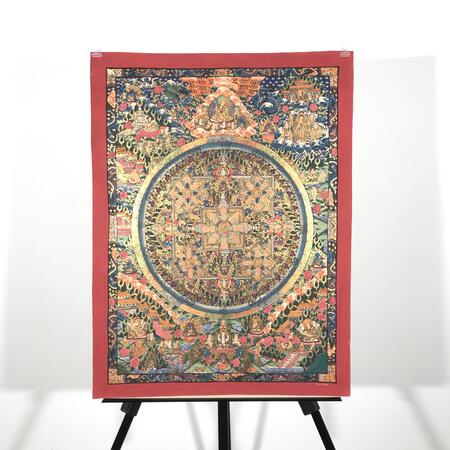 Thangka illuminazione Buddha
