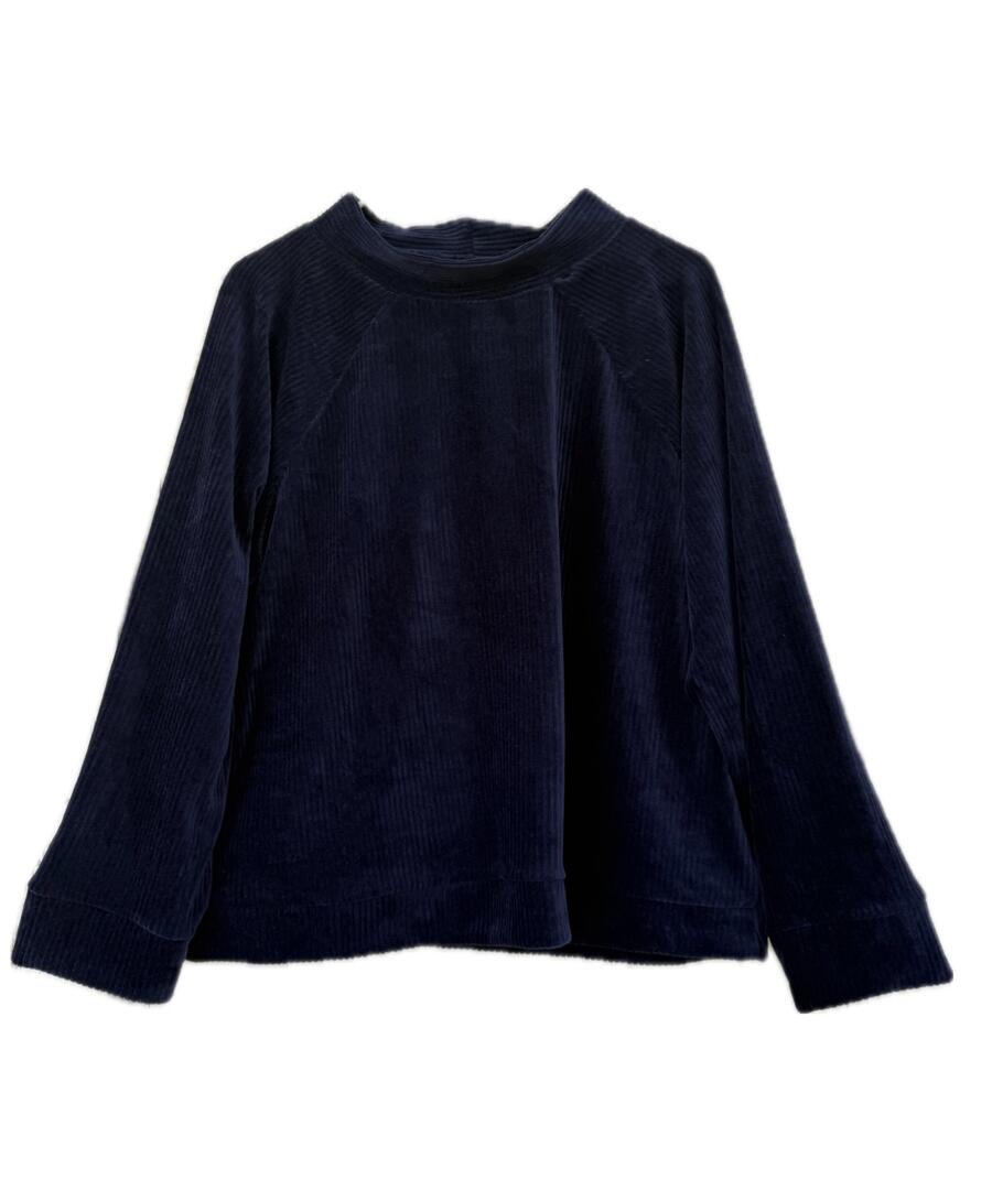 Maglia ciniglia blu navy 